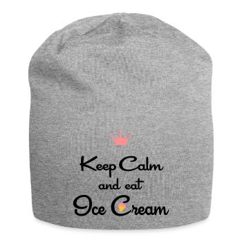 ice cream - Jersey Beanie - heather grey - Front