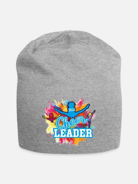 Cheer Farben spritzen - Jersey-Beanie - Grau meliert