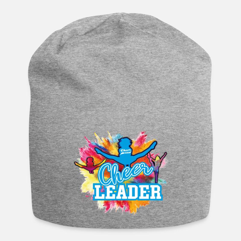 Cheer Farben spritzen - Jersey-Beanie - Grau meliert