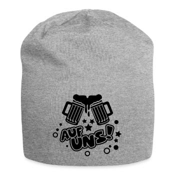 auf_uns_f1 - Jersey Beanie - heather grey - Front