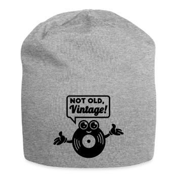 Record (Vintage) - Bonnet en jersey - gris chiné - Devant