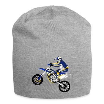 Supermoto - Jersey-Beanie - Grau meliert - Vorne