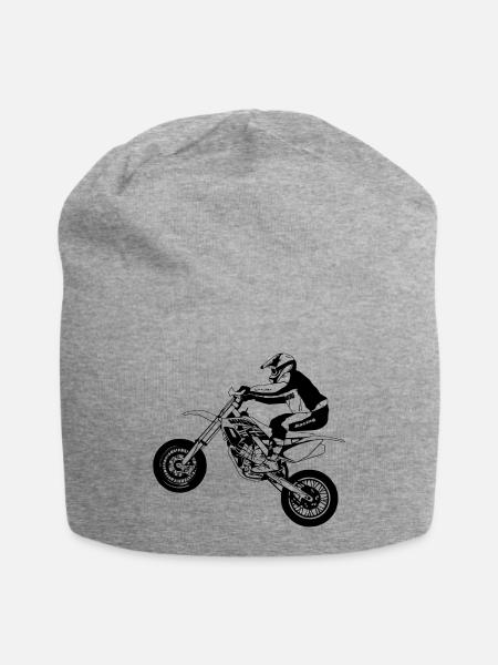 Supermoto - Jersey-Beanie - Grau meliert