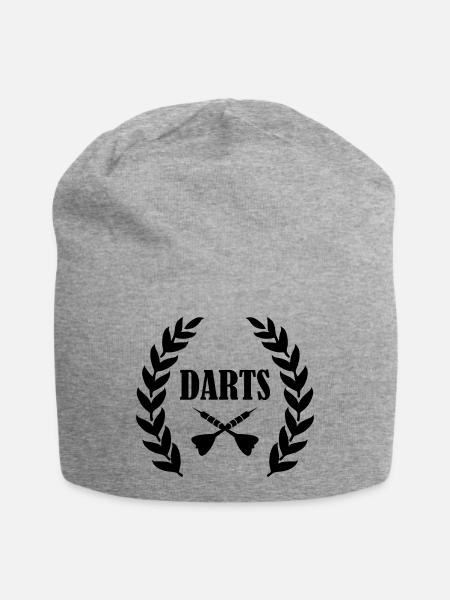 darts - Jersey-Beanie - Grau meliert