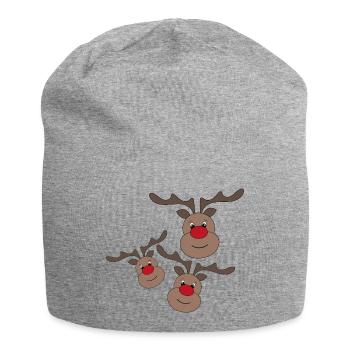 Funny gifts for Christmas - Jersey Beanie - heather grey - Front