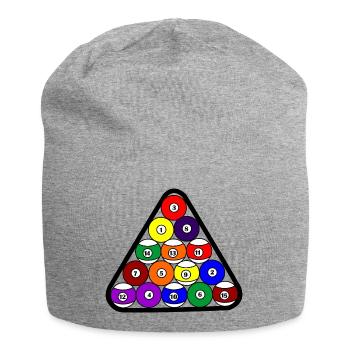 Snooker balls for snooker club or lie - Jersey Beanie - heather grey - Front