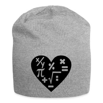 Math arithmetic - Jersey Beanie - heather grey - Front