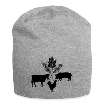 Farm products - Jersey Beanie - heather grey - Front