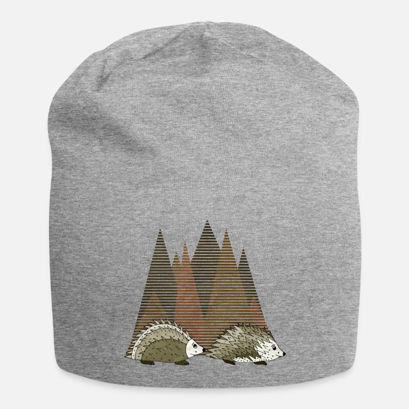 Hedgehogs - Jersey Beanie - heather grey