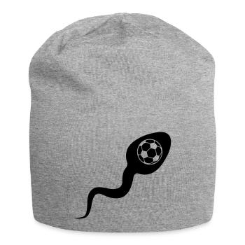Sperma Sperma Fußball - Jersey-Beanie - Grau meliert - Vorne