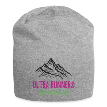 Ultraläufer laufen die Extrameile - Jersey-Beanie - Grau meliert - Vorne