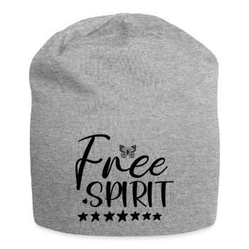 Free Spirit - Jersey Beanie - heather grey - Front