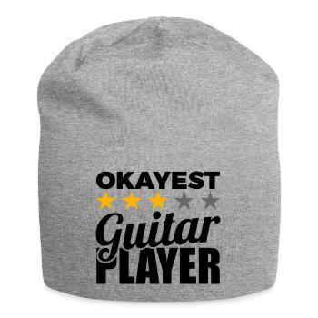 Okayest Guitar Player - Jersey-Beanie - Grau meliert - Vorne