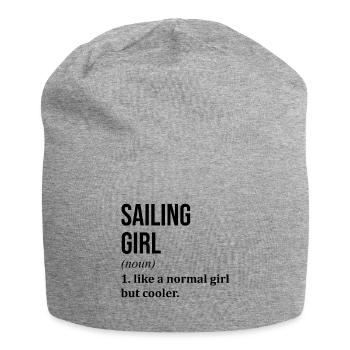 Sailing Sailing Sailing - Jersey Beanie - heather grey - Front