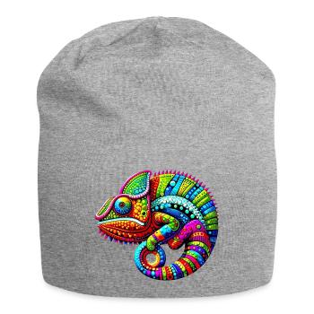 Caméléon - Bonnet en jersey - gris chiné - Devant