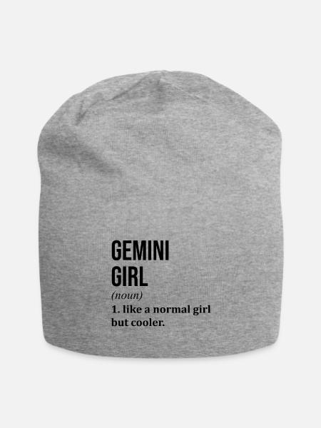 Gemini Gemini Gemini - Jersey Beanie - heather grey