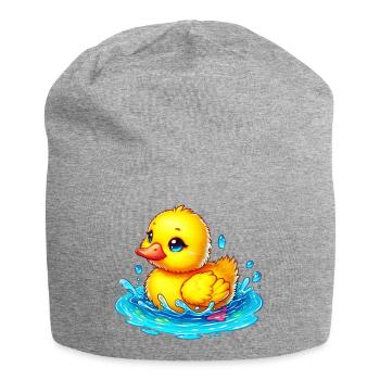 Caneton Canard Canard - Bonnet en jersey - gris chiné - Devant