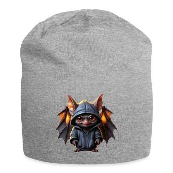 Mauvaise chauve-souris - Bonnet en jersey - gris chiné - Devant