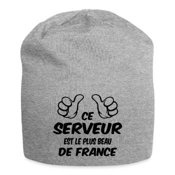 BESTER SERVER - Jersey-Beanie - Grau meliert - Vorne