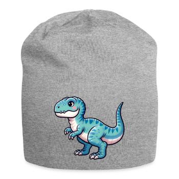 Kawaii Mignon T-Rex - Bonnet en jersey - gris chiné - Devant