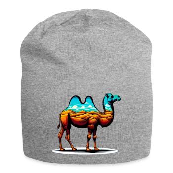Chameau - Bonnet en jersey - gris chiné - Devant