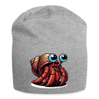 Bernard-l'ermite - Bonnet en jersey - gris chiné - Devant