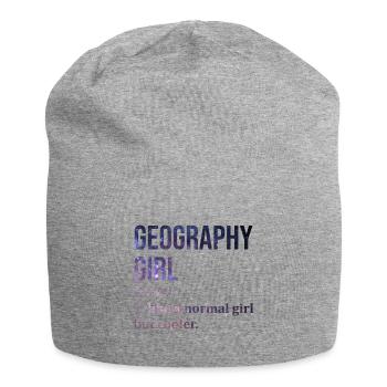 Geography Geography Geography - Jersey Beanie - heather grey - Front