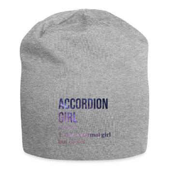 Akkordeon, Akkordeon, Akkordeon - Jersey-Beanie - Grau meliert - Vorne
