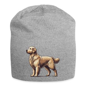 Golden Retriever - Jersey Beanie - heather grey - Front