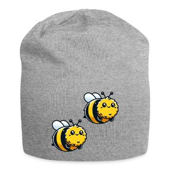 Bourdon Abeille 2 - Bonnet en jersey - gris chiné - Devant