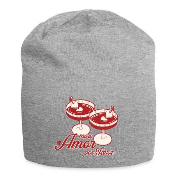 Glass Love by Favor - Jersey Beanie - heather grey - Front