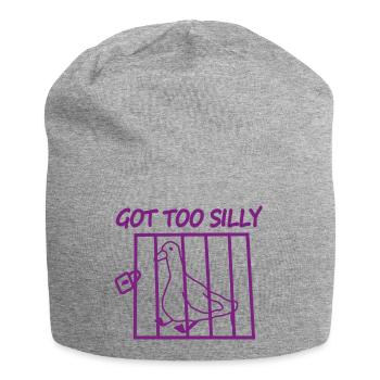Cage à pigeons trop ridicule - Bonnet en jersey - gris chiné - Devant