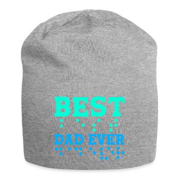 Blind Blindenschrift Braille - Jersey-Beanie - Grau meliert - Vorne