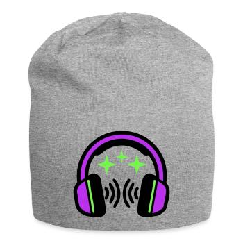Icône Stars du casque - Bonnet en jersey - gris chiné - Devant