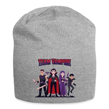 Team Vampir: Harte Freunde - Jersey-Beanie - Grau meliert - Vorne