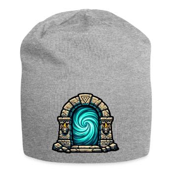 Steinportal Wirbelzauber - Jersey-Beanie - Grau meliert - Vorne