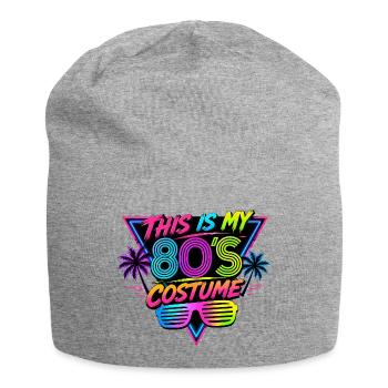 My 80s Costume Design - Jersey Beanie - heather grey - Front