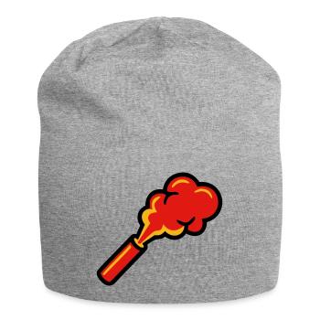 Bengal Fire Pyro Smoke Icon - Jersey Beanie - heather grey - Front
