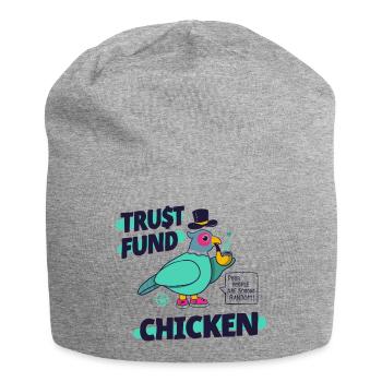 Treuhandfonds Chicken Bold Comic Pheasant Art - Jersey-Beanie - Grau meliert - Vorne