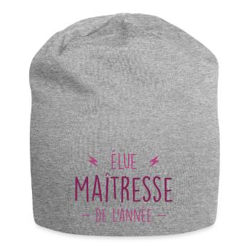 Elected Mistress of the Year - Formidable Mistress - Jersey Beanie - heather grey - Front