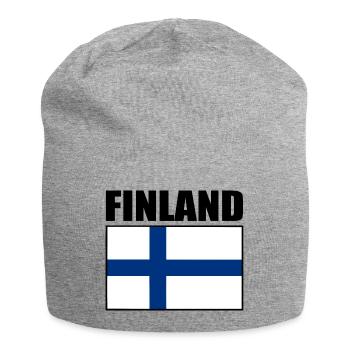 Finland - Jersey Beanie - heather grey - Front