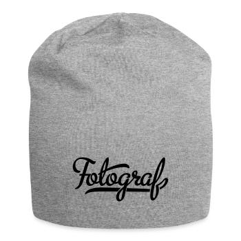 Fotograf - Jersey-Beanie - Grau meliert - Vorne