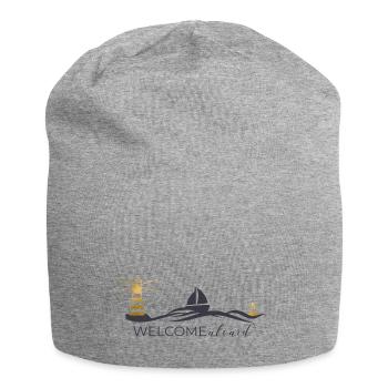 Segler WELCOMEaboard - Jersey-Beanie - Grau meliert - Vorne