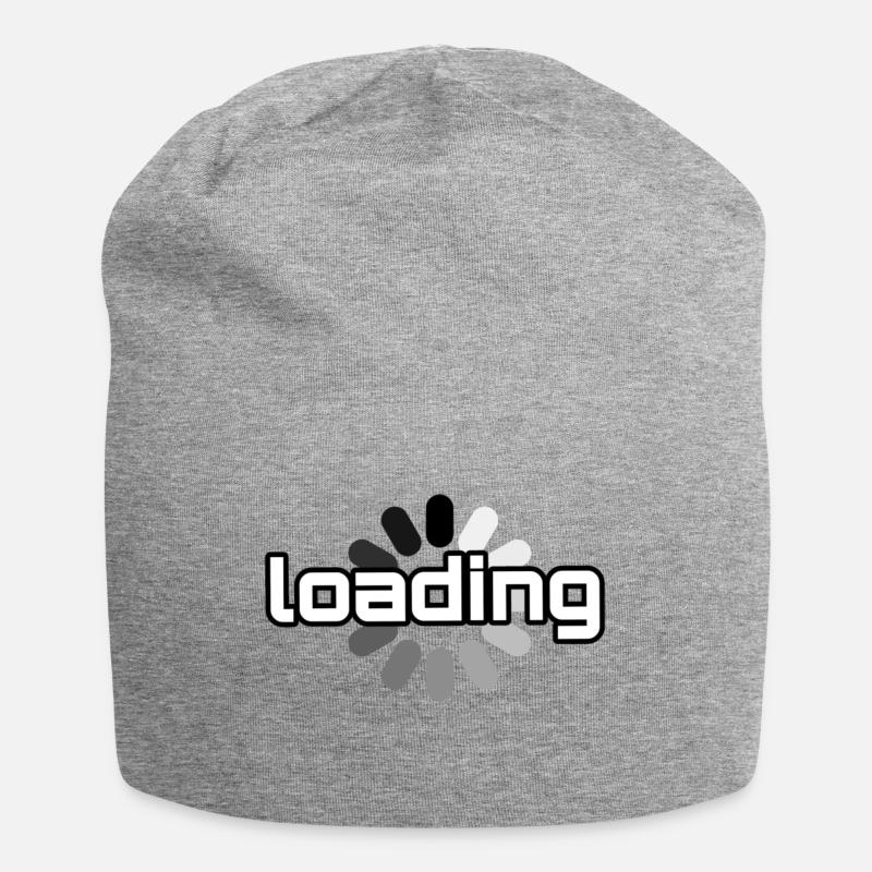 Loading kreis - Jersey-Beanie - Grau meliert