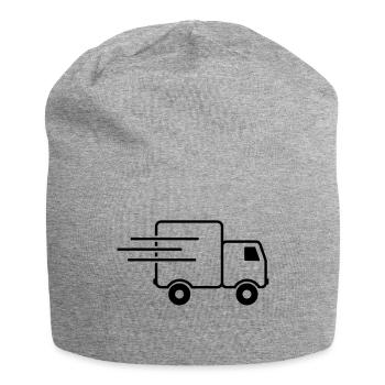 express-transporter / Schnelllaster (1c) - Jersey Beanie - heather grey - Front