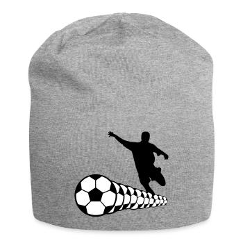 Footballer Soccer Soccer Player 2c - Jersey Beanie - heather grey - Front