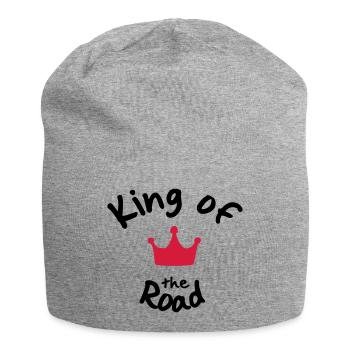 Biker - Jersey Beanie - heather grey - Front