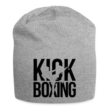 boxe kick boxing - Bonnet en jersey - gris chiné - Devant