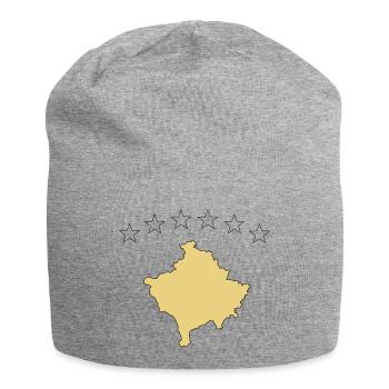 kosovo - Jersey-Beanie - Grau meliert - Vorne