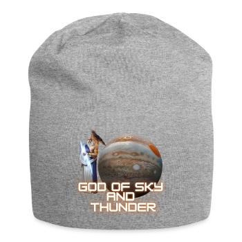 Zeus/Jupiter - God of Sky and Thunder - Jersey Beanie - heather grey - Front